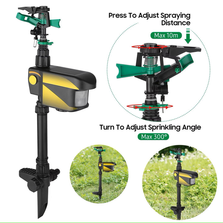 BowLift | Sprinkler system for garden irrigation – Adjustable irrigation sprinkler with stand base