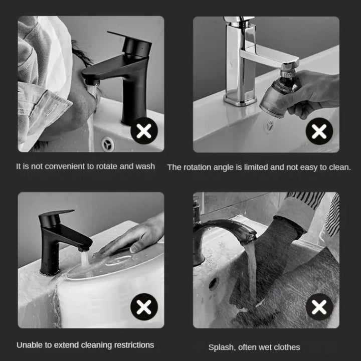 BowLift | Splash-Proof Mechanical Universal Rotatable Arm Faucet