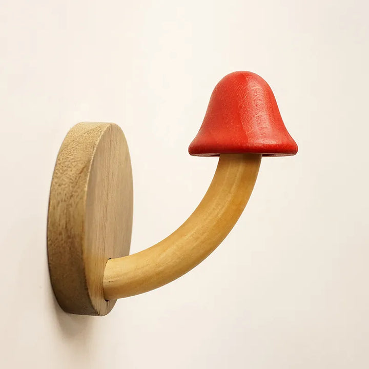 BowLift | Mystic Mushroom Wooden Wall Clothes Hanger