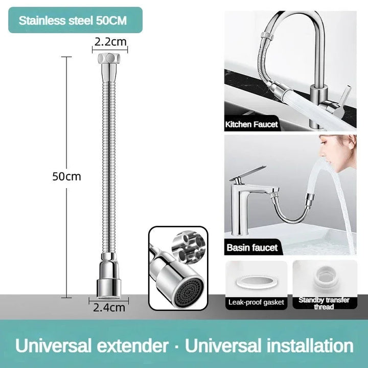 BowLift | Universal Flexible Adjustable Kitchen Faucet Extender Nozzle