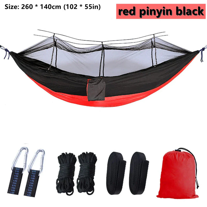 BowLift | NatureRest Hammock | Integrated Mosquito Net | Compact & Breathable