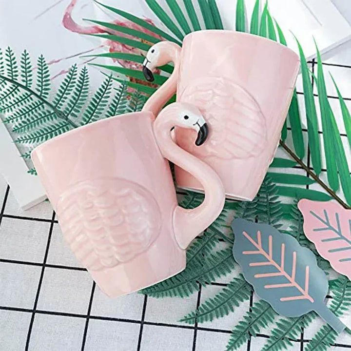 BowLift | Pink Flamingo Ceramic Tea Set