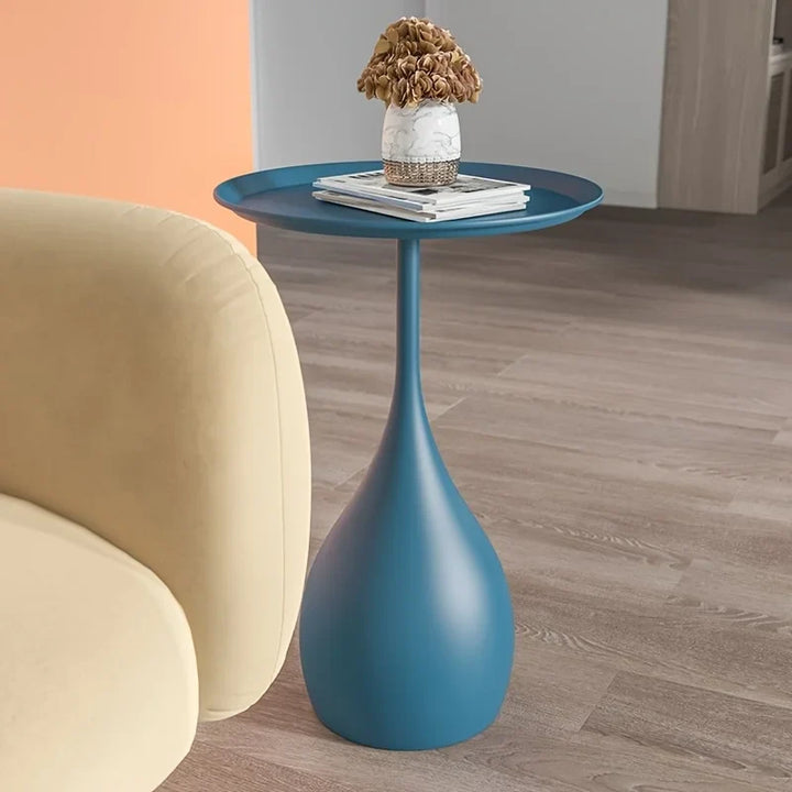 BowLift | Mobile Round Side Table with Light Luxury Mini Design for Sofa or Bed