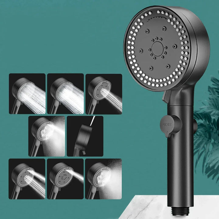 ZenSpray – Luxury Shower Head with 8 Modes Bowlift