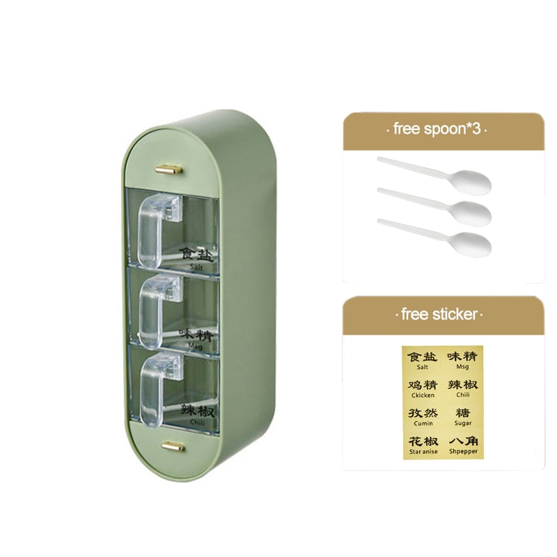 BowLift | Kitchen Organizer Wall-Mounted Seasoning Station