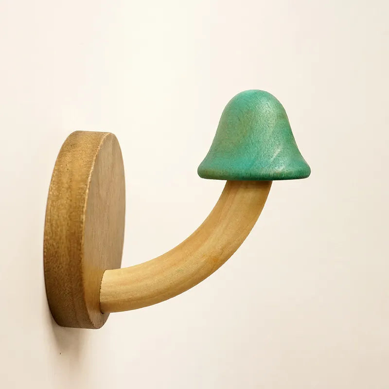 BowLift | Mystic Mushroom Wooden Wall Clothes Hanger