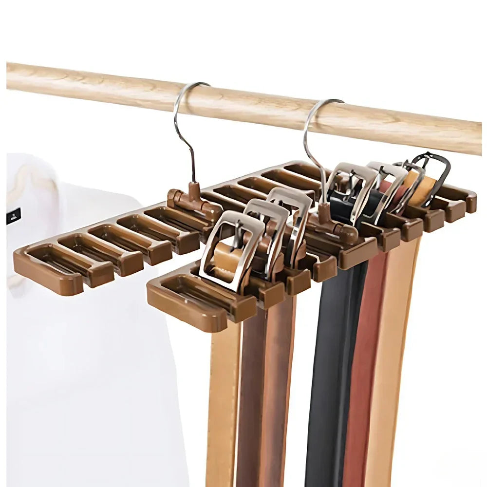 BowLift | Stylao Belt & Scarf Organizer | Rotatable & Space Saving | Multifunctional for Accessories