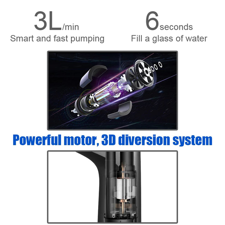 BowLift | Electric Water Dispenser AquaOne Touch | Touch Control | USB Charging | For Gallon Bottles