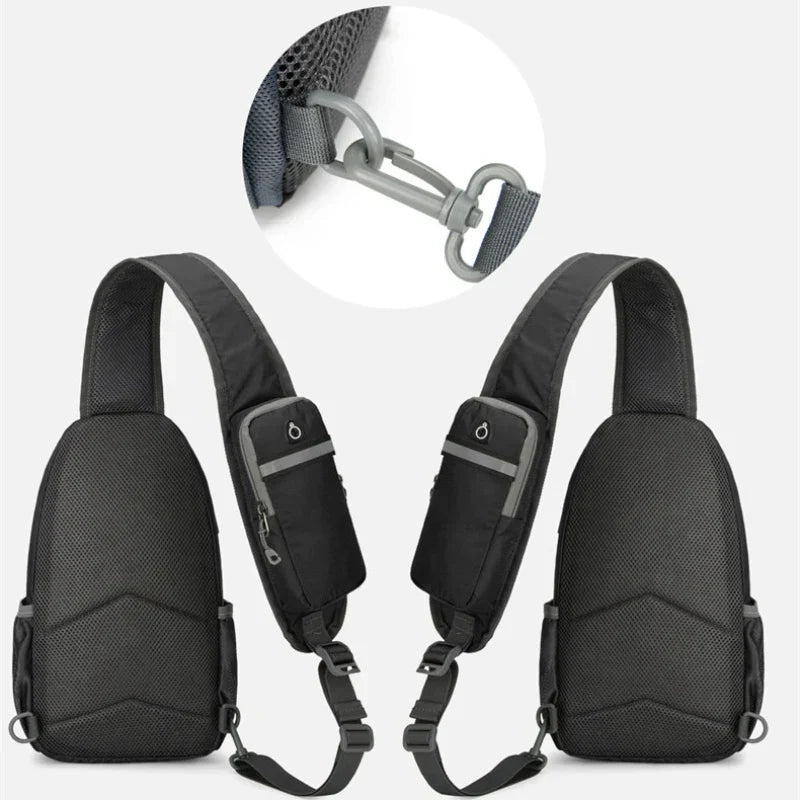 BowLift | SecurePack | Anti-Theft Waterproof Multi-Pocket Shoulder Backpack – Lightweight Crossbody Travel Bag