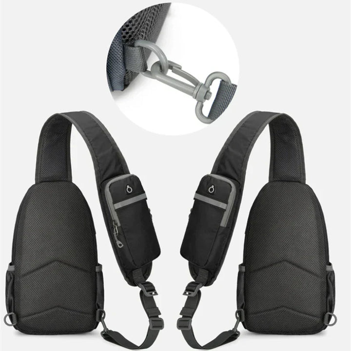 BowLift | SecurePack | Anti-Theft Waterproof Multi-Pocket Shoulder Backpack – Lightweight Crossbody Travel Bag