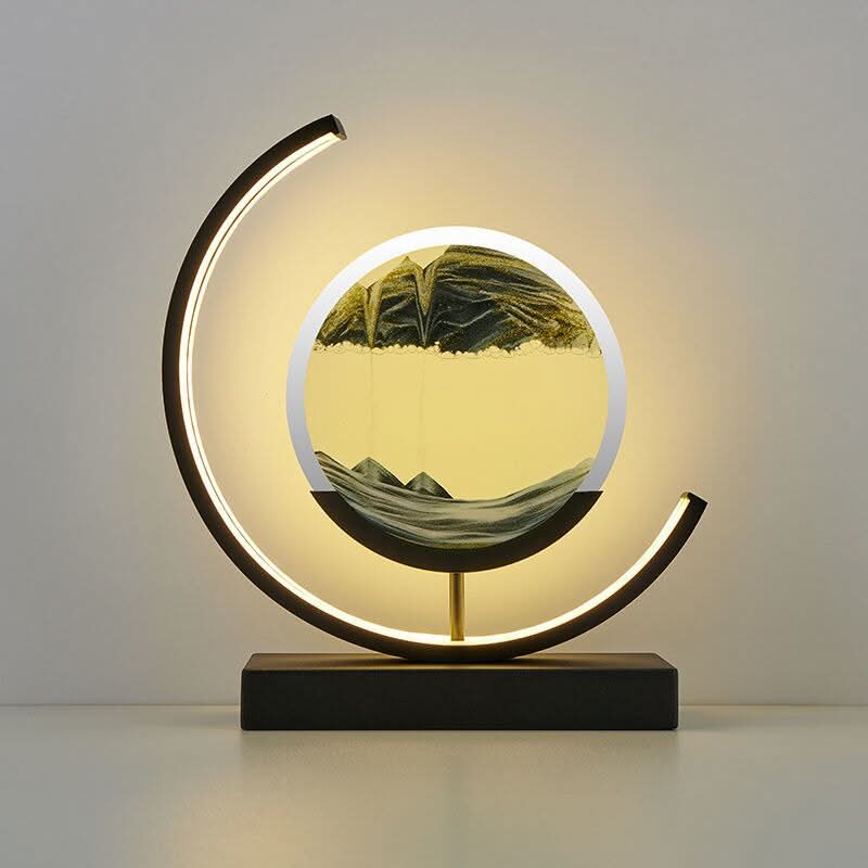 BowLift | LED Sand Art Desk Lamp – Soothing Motion Light