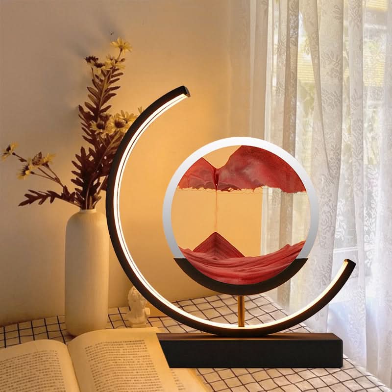 BowLift | LED Sand Art Desk Lamp – Soothing Motion Light