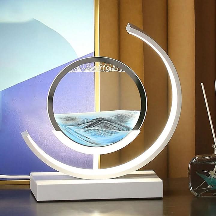 BowLift | LED Sand Art Desk Lamp – Soothing Motion Light