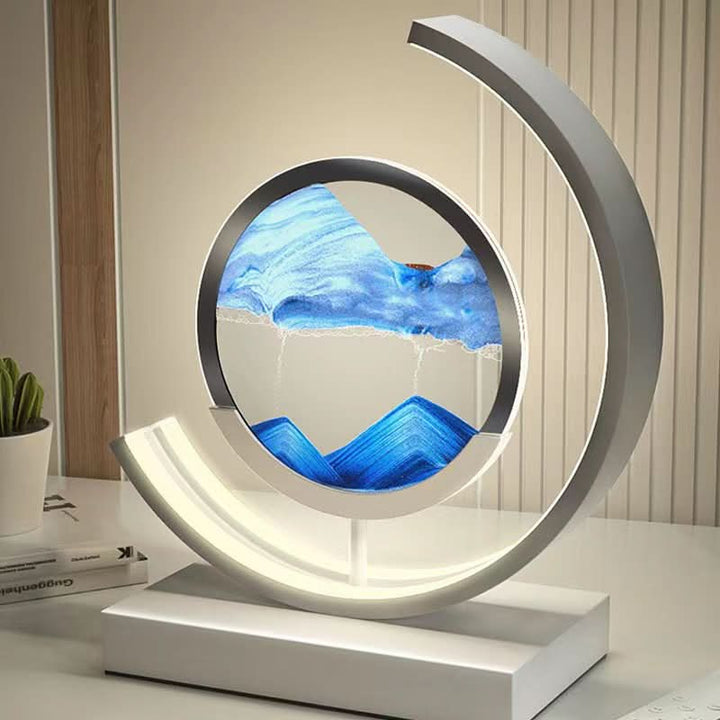 BowLift | LED Sand Art Desk Lamp – Soothing Motion Light