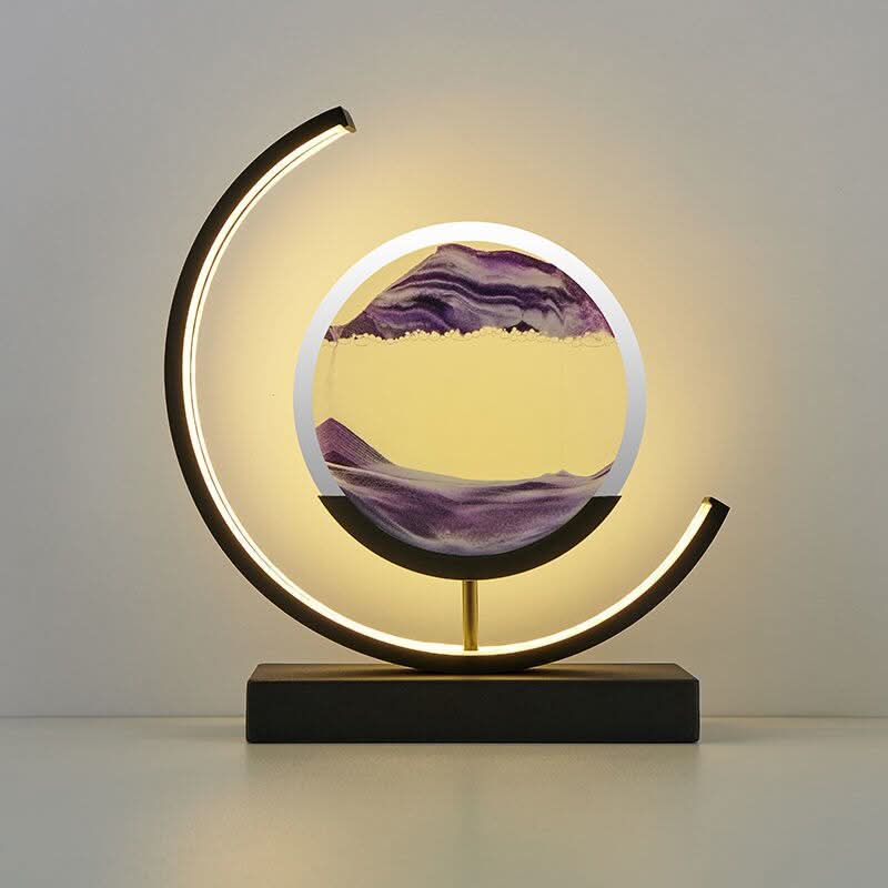 BowLift | LED Sand Art Desk Lamp – Soothing Motion Light