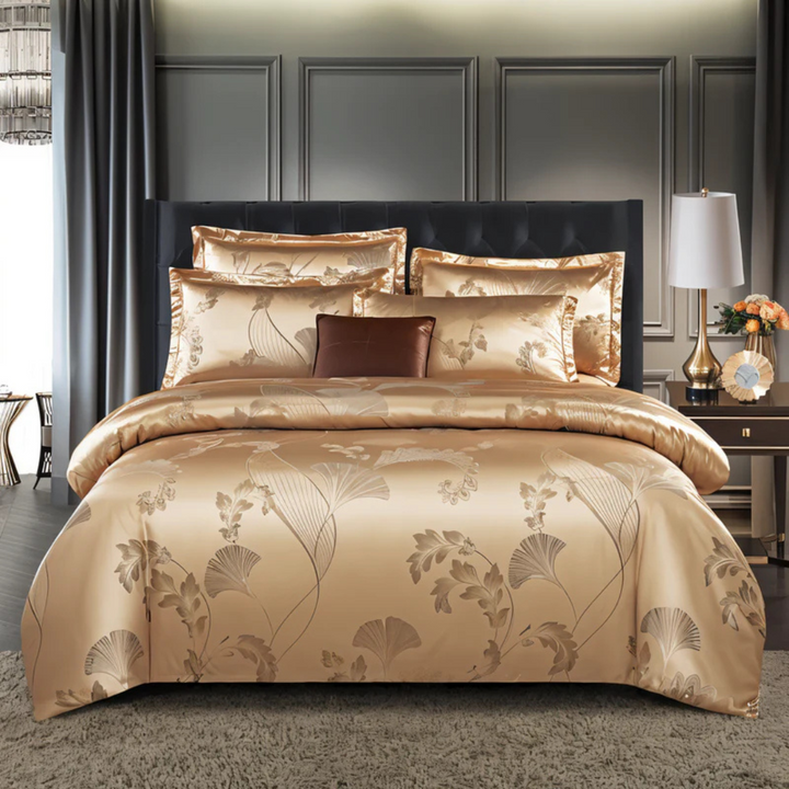 BowLift | Satin Floral Soft Duvet Cover Set