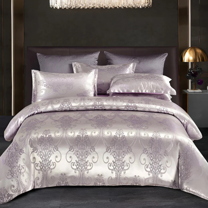 BowLift | Satin Floral Soft Duvet Cover Set