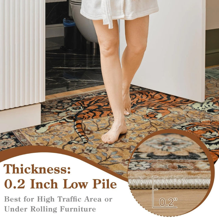 BowLift | Savage Grace Tiger Tapestry Carpet Rug