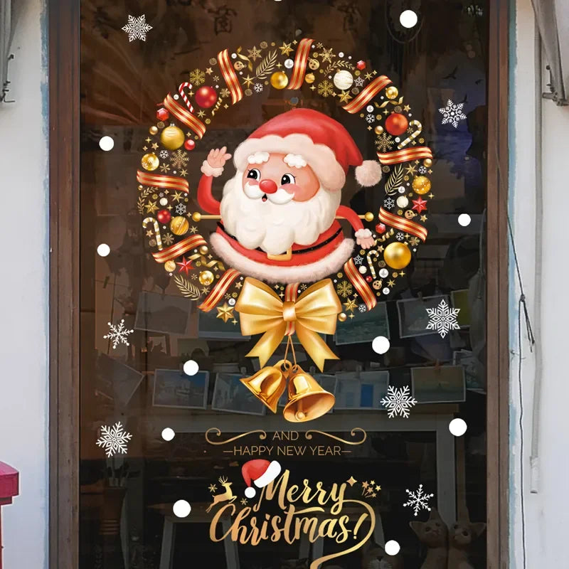 BowLift | MerryScenes | Festive Glass Stickers