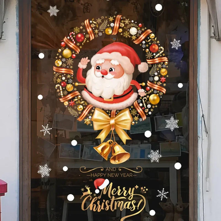 BowLift | MerryScenes | Festive Glass Stickers