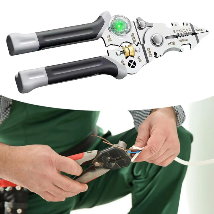 BowLift | Multi-Task Wire Stripper Voltage Detector Plier