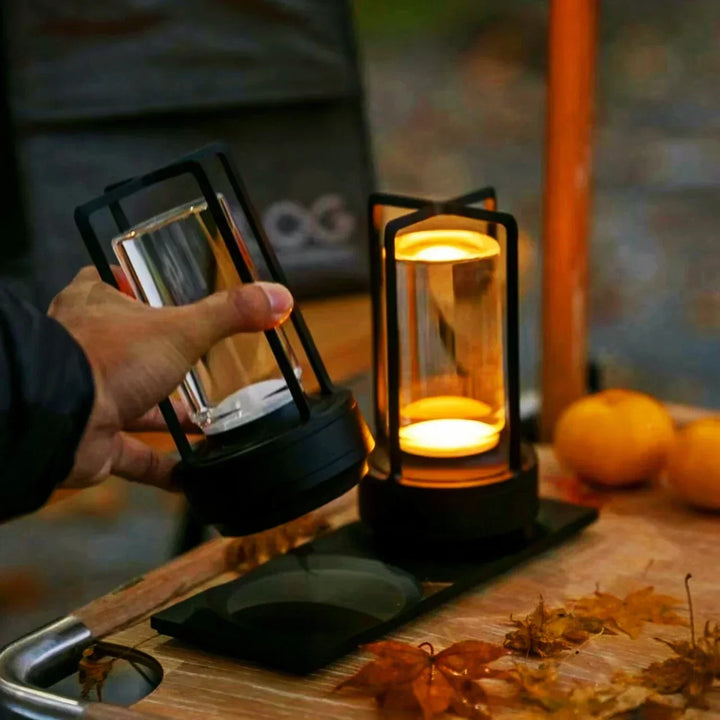 BowLift | Rechargeable Wireless LuxuryGlow Table Lamp - Elegant Wireless Lamp for Any Mood