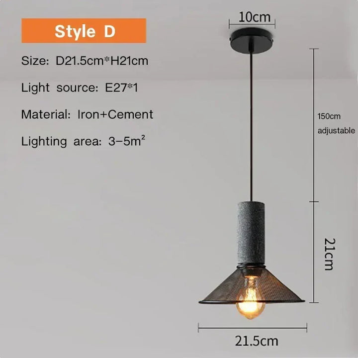 BowLift | Retro American Country Hanging Lamp