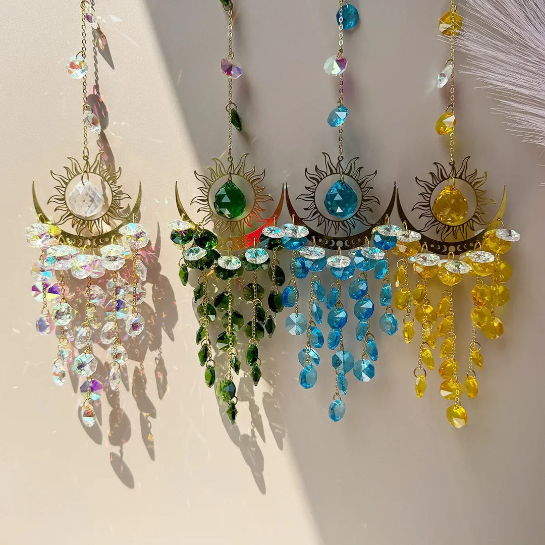 BowLift | Radiant Moonlit Quartz Prism Suncatcher