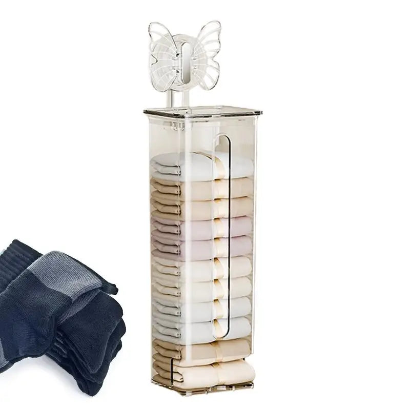 BowLift | Transparent Multifunctional Wall-Mounted Sock Organizer