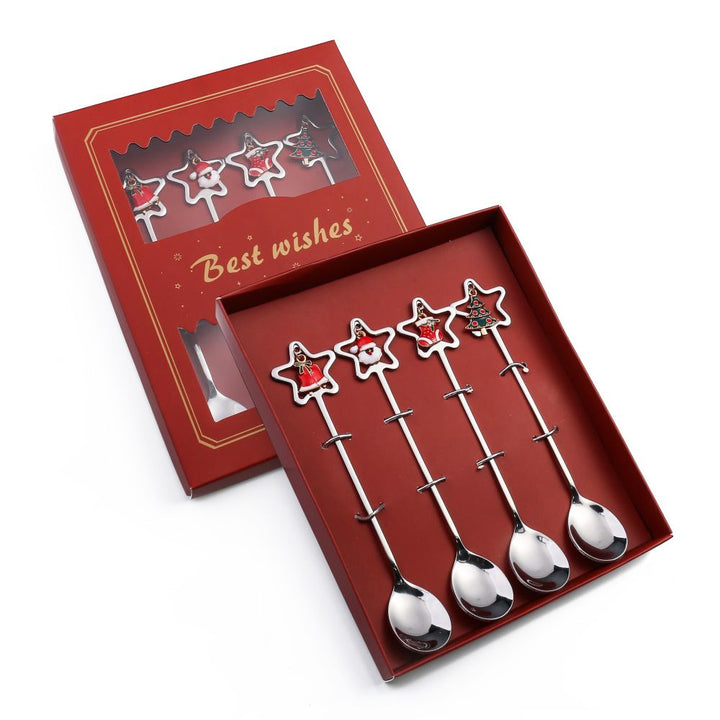 BowLift | 4Pcs Christmas Best Wishes Tableware Set