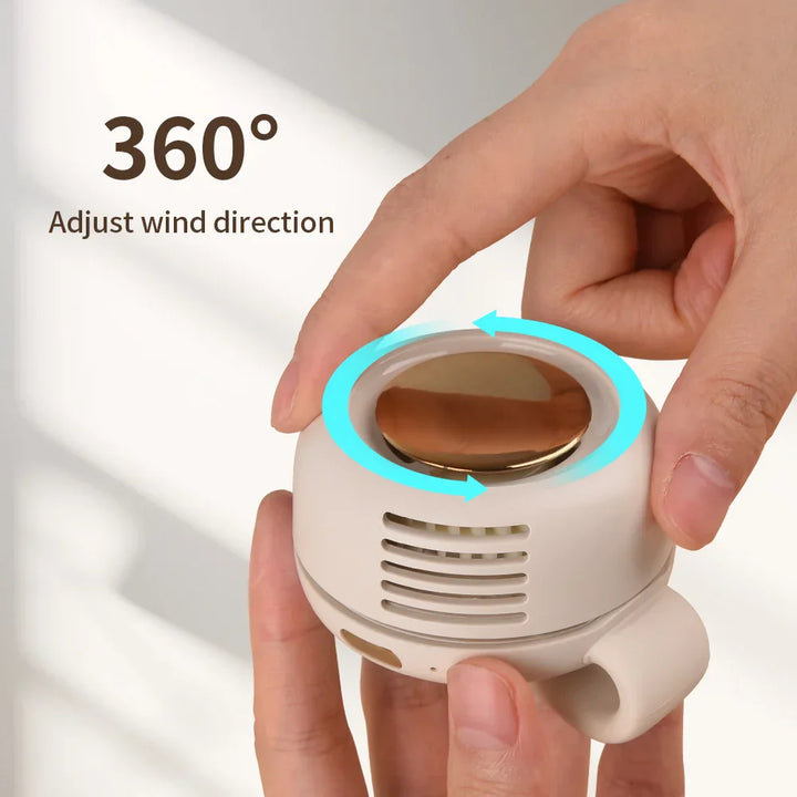 BowLift | Clip-On Body Rechargeable Waist Cooler Fan