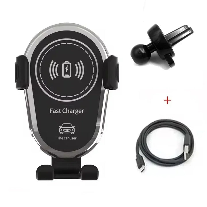 BowLift | Voltano Auto Phone Holder | Wireless & Fast Charging | Automatically Locking | For Air Vent