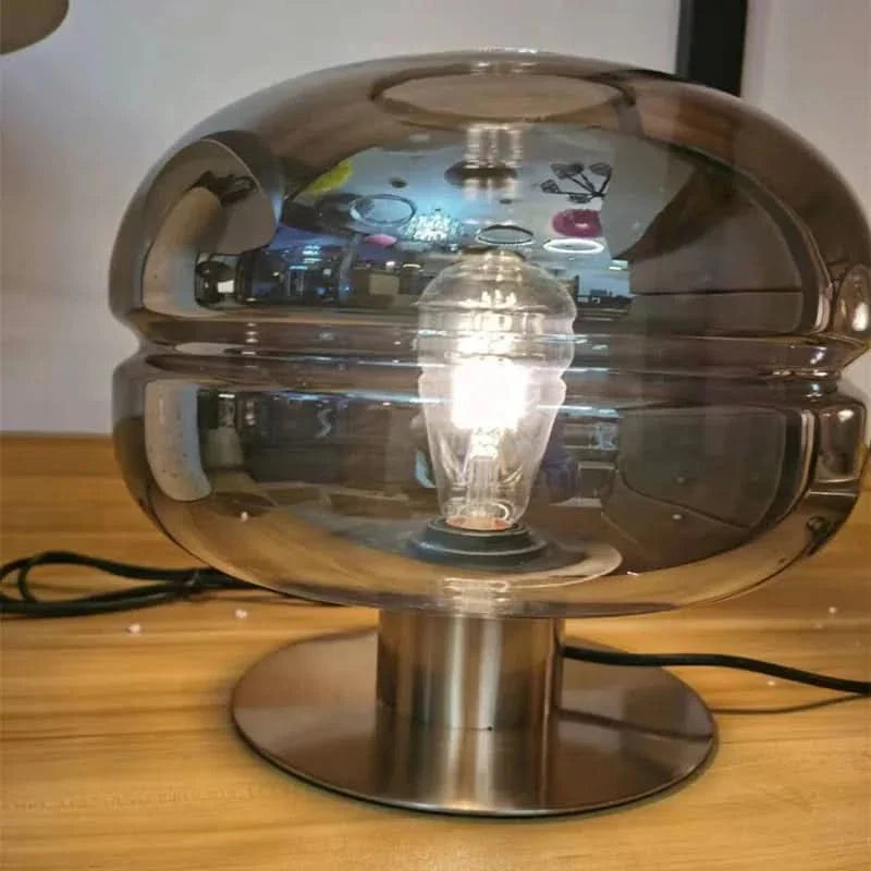 BowLift | Scandinavian Glass Table Lamp – AuroraForm E27