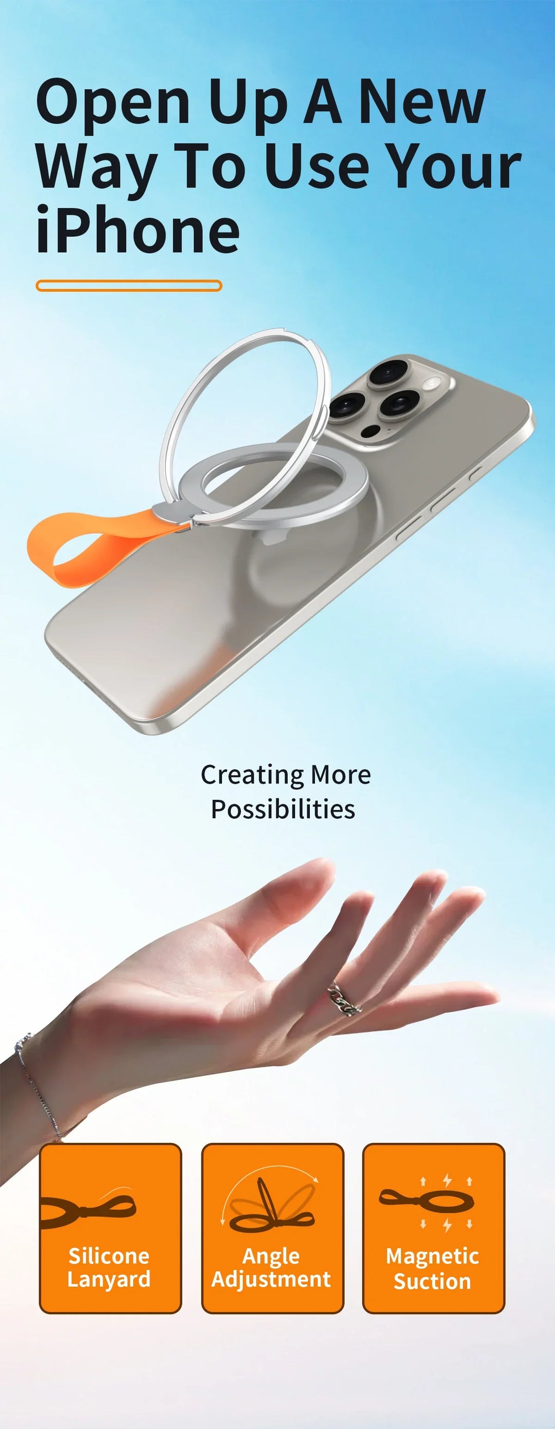 BowLift | MagSafe Phone Holder Strap