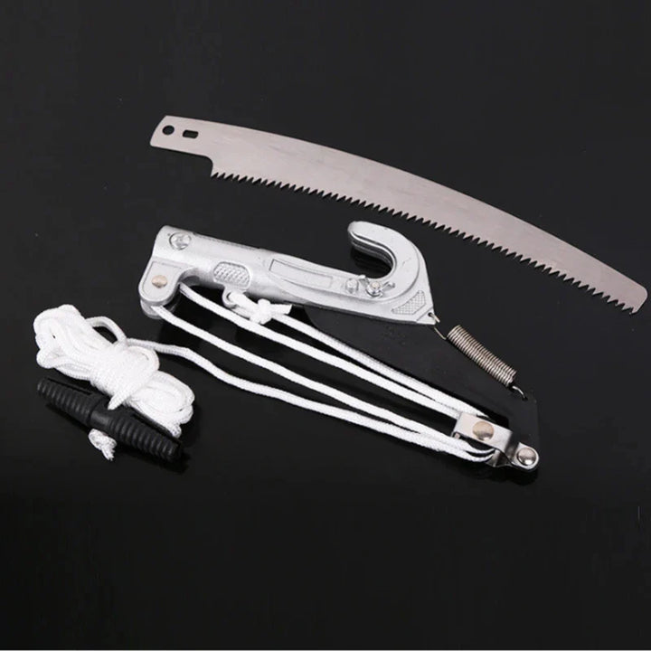 Telescopic Tree Pruner with SK5 Steel Blade and Double Pulley