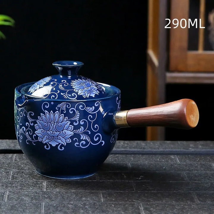 BowLift | Traditional Harmony Ceramic Rotating Teapot