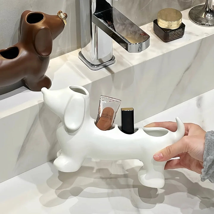 BowLift | Sausage Dog Multi-Purpose Bathroom Organizer
