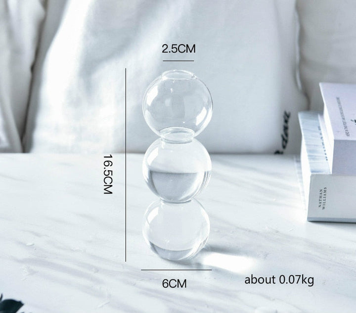 Layered Globe Glass Vase | Bowlift