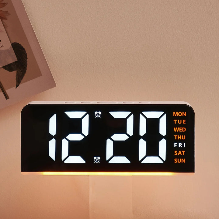 BowLift | Modern LED All Week Display Night Lamp Alarm Clock