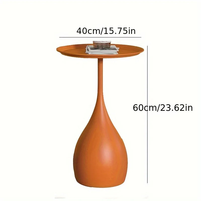 BowLift | Mobile Round Side Table with Light Luxury Mini Design for Sofa or Bed