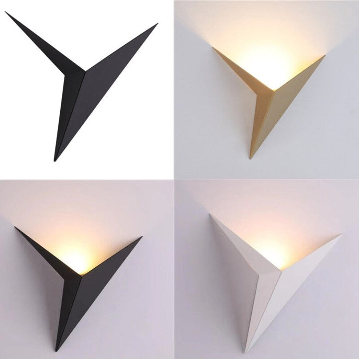 BowLift | Triangular Wall Lamp – Minimalist Design