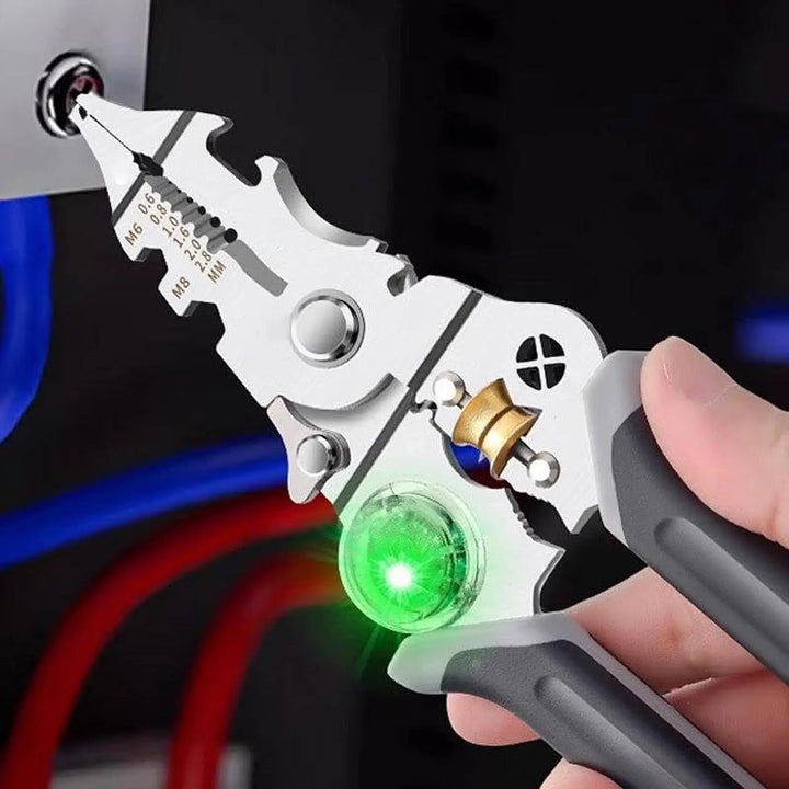 BowLift | Multi-Task Wire Stripper Voltage Detector Plier