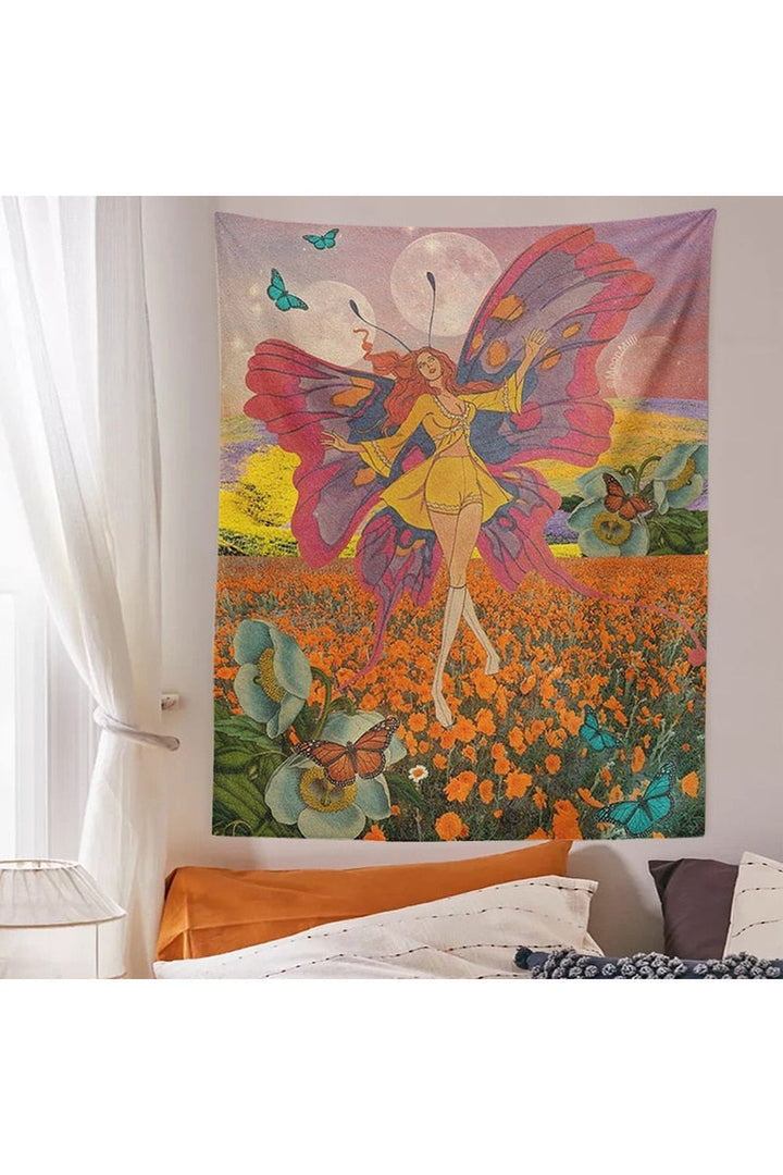 Fairy Theme Wall Tapestry | Bowlift