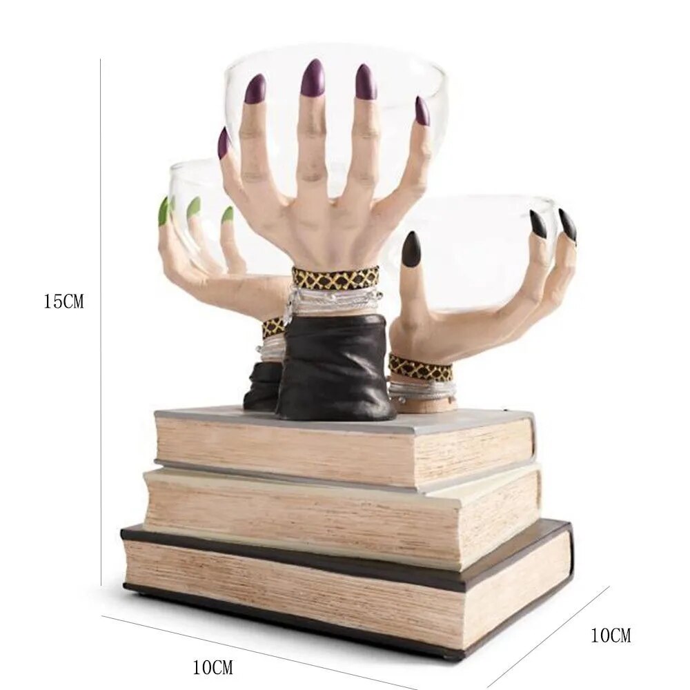 BowLift | Witch Hand Vintage Resin Party Snack Holder