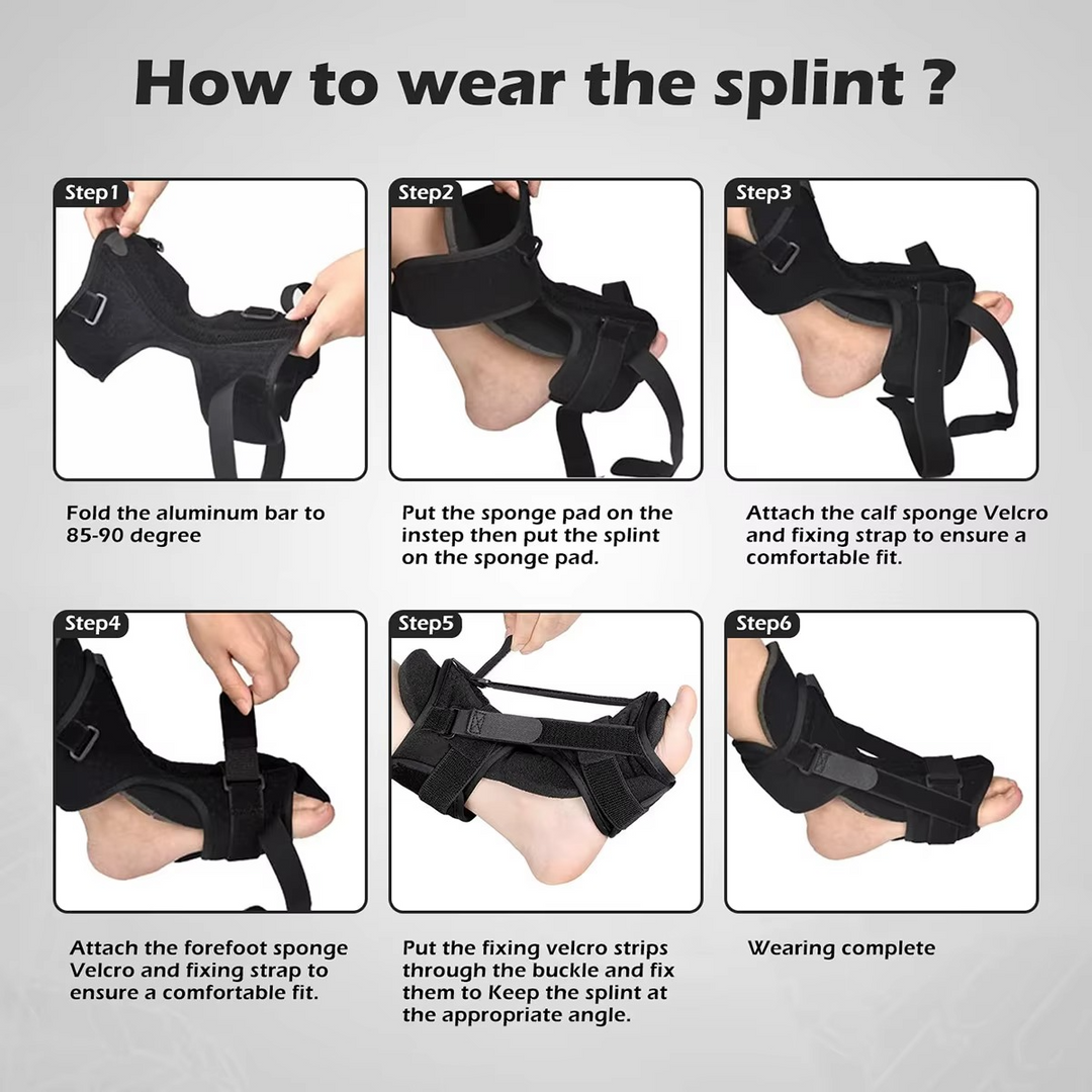 BowLift | Adjustable Plantar Fasciitis and Achilles Tendonitis Night Splint