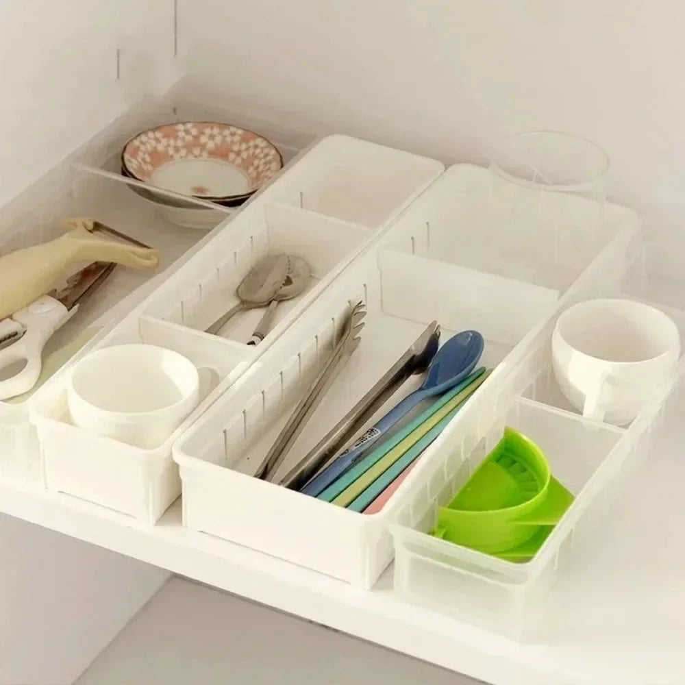 BowLift | Sortiva Drawer Organizer | Flexible & Modular | For Kitchen, Bathroom & Office | 2 Sizes