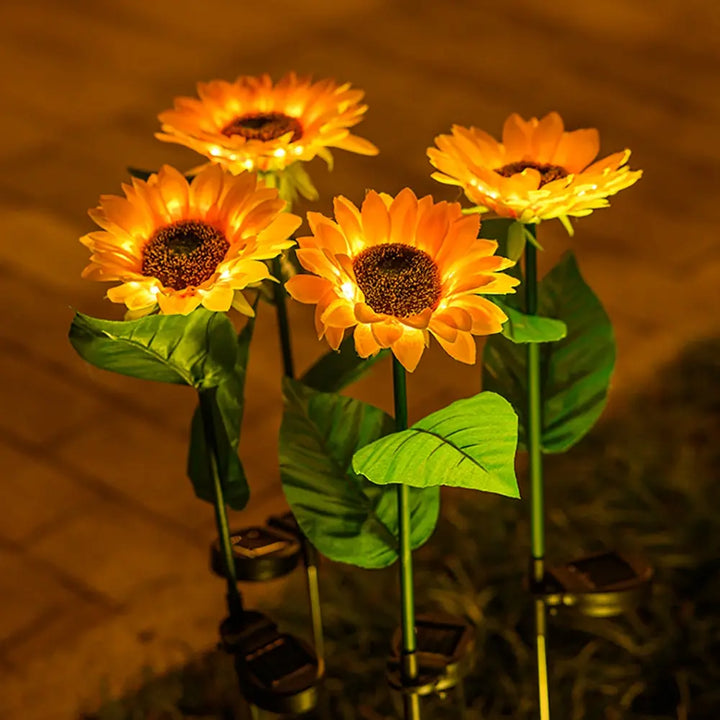 BowLift | Waterproof Solar Sunflower Lamp for Garden & Terrace