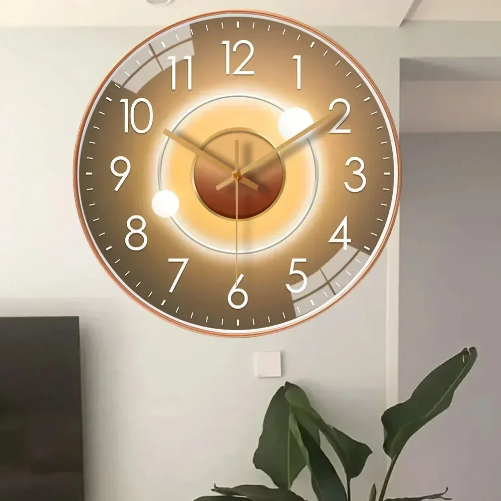 BowLift | SilentTime – Digital Wall Clock in Classic Style