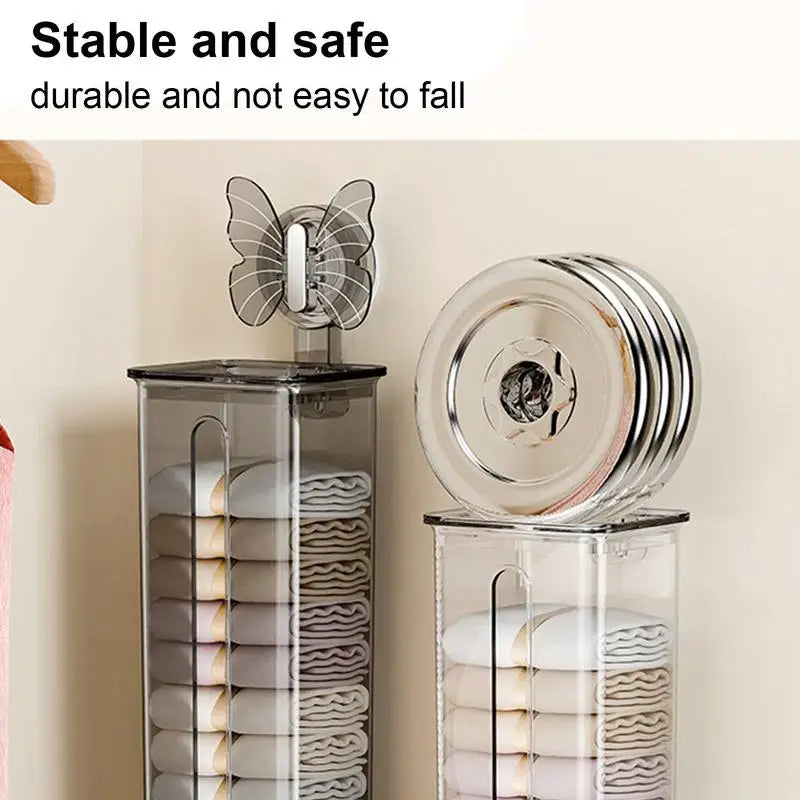 BowLift | Transparent Multifunctional Wall-Mounted Sock Organizer