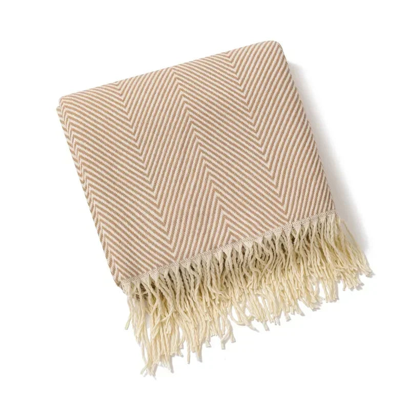 BowLift | Nordic Stripe Throw Sofa Blanket